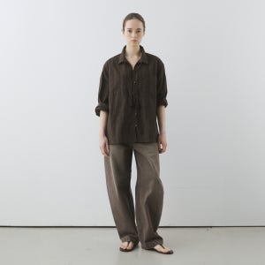 [문달] Denver Curved Denim in Brown