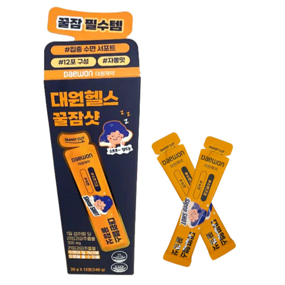 대원헬스 꿀잠샷  20g x 12포, 1개