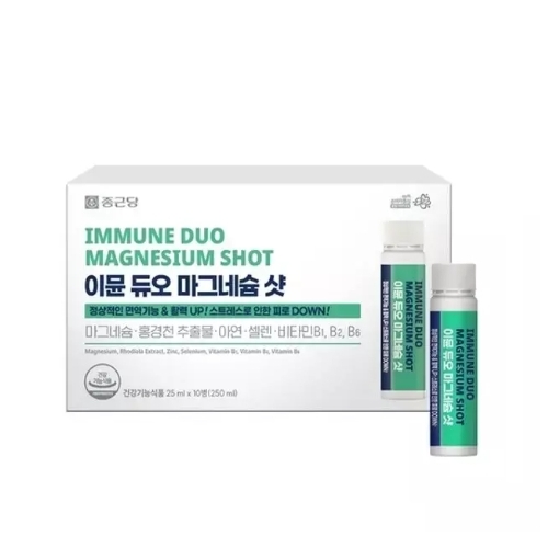 종근당 이뮨 듀오 마시는 마그네슘 샷 25ml x 10개입, 1개