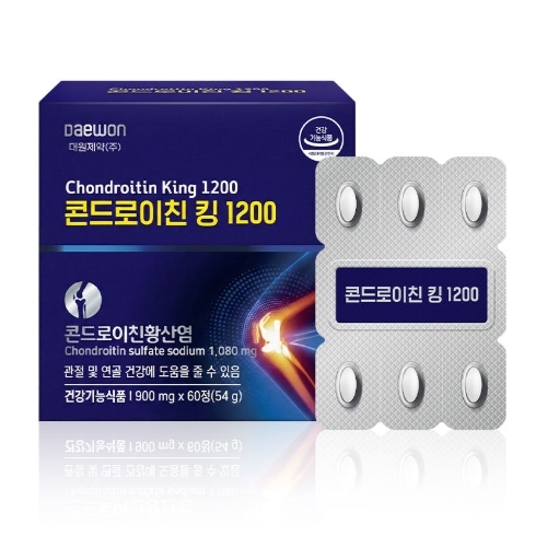 대원헬스 콘드로이친 킹 1200 900mg x 60정, 5개