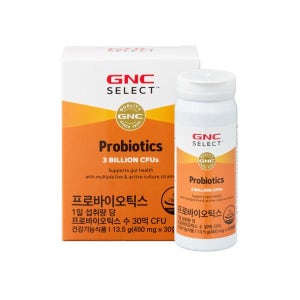 [3월특가] GNC 셀렉트 프로바이오틱스 컴플렉스 30캡슐 x 5개