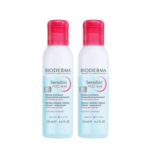 바이오더마 센시비오 립앤아이리무버 H2O eye 125ml x 2개 립아이 리무버