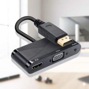 Coms 470GNZ89 디스플레이 포트 변환 HDMI VGA AUX 멀티