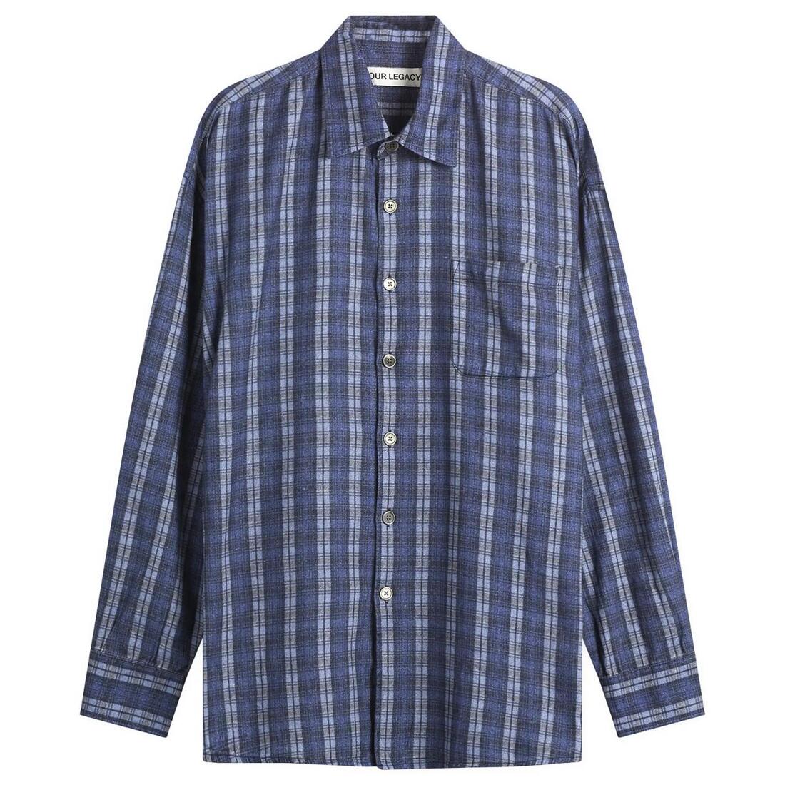 아워레가시 셔츠 Our Legacy Check Borrowed Shirt M2262BCP