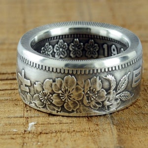 도쿄올림픽 벚꽃문양 은화반지, 그루터기 동전반지