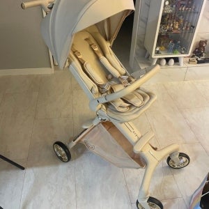 르베르 스핀 360 휴대용유모차 경량 아기유모차 여행용 유모카 트라이크(길디드 베이지)