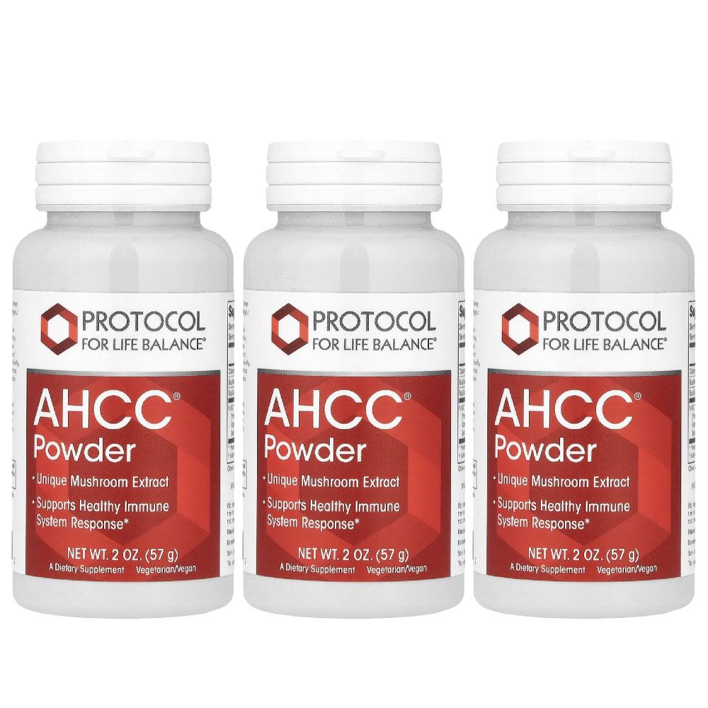 <b>프로토콜포라이프발란스</b> AHCC 표고버섯균사체 파우더 분말 57g 3병