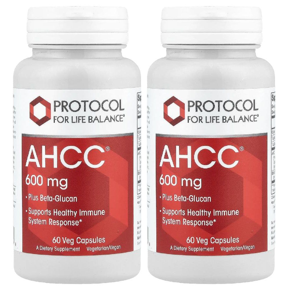 AHCC 표고버섯균사체 베타글루칸 60캡슐 <b>프로토콜포라이프발란스</b> 2병