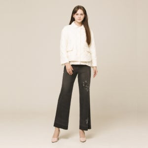 [롯데백화점][손정완]비딩 퀼팅 카라 재킷 ZJK61170