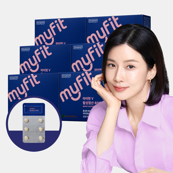 동국제약 (현대Hmall)동국제약 마이핏 활성<b>엽산</b> 800 30정 6박스