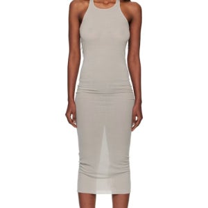 릭오웬스 Off White Temple Tank Midi Dress 261232F054043