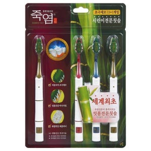 죽염칫솔 시린이전문 초극세모 4입