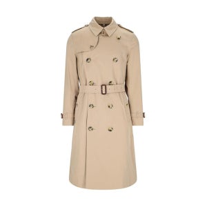 버버리 롱 켄싱턴 헤리티지 허니 남성 트렌치코트 8079385