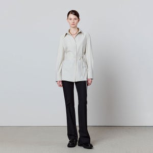 [코디너리] Striped silky shirt - ivory