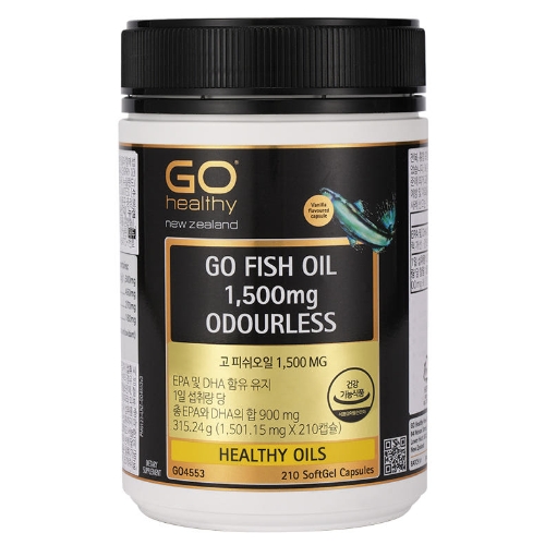고헬씨 고 <b>피쉬오일 1500MG</b> 1501.15mg x 210캡슐, 1개