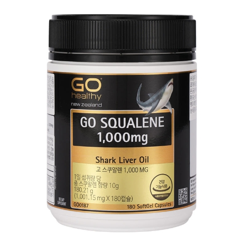 <b>고헬씨</b> 고 스쿠알렌 1000MG 1001.15mg x 180캡슐, 1개