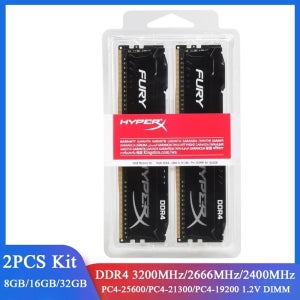 DDR4 FURY 8GB 32GB 16GB (2x8GB) 키트 메모리아 3200MHz 2666MHz 2400MHz 메모리 DIMM 1.2V 288핀 PC4-25600 PC4-213