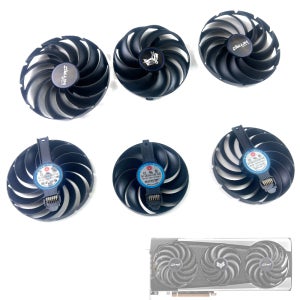 오리지널 쿨링 팬 95mm 85mm FDC10U12D9-C RX6900 XT GPU 팬 사파이어 NITRO+ AMD 라데온 RX 6700 6800 6900 XT 그래픽 카드용