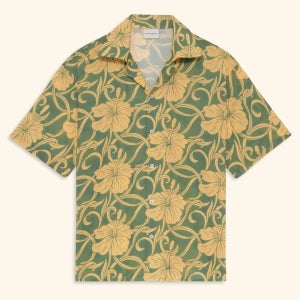 [드롤드무슈]Chemise Hibiscus Monoramme(D0SCM26214GRX)