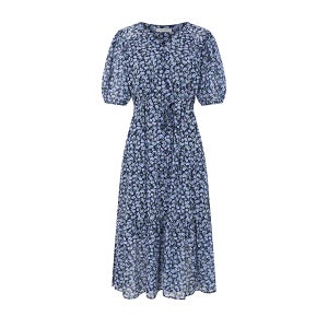 [더아이잗] 플로럴 스트링 티어드 원피스 (PRINT PURPLE) IR5M0OP881