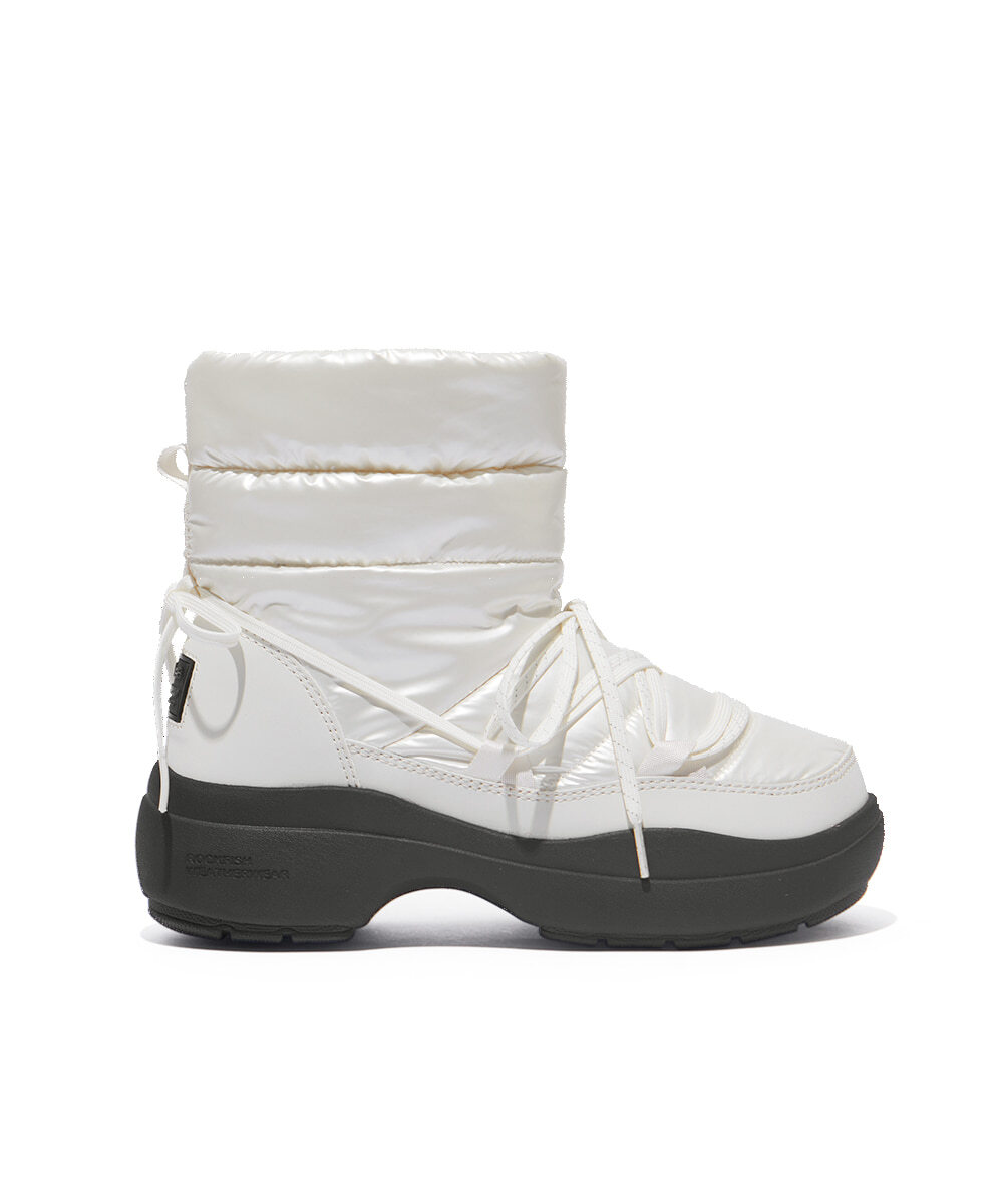 SNOW PADDED BOOTS MIDDLE - IVORY