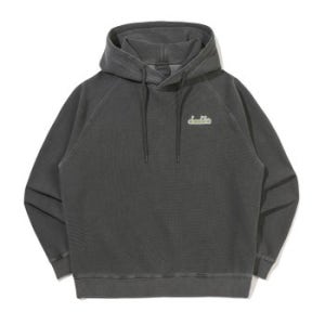 디아도라 와플 에어로쿨 워싱 후드티셔츠 GREY D6123LHD23-GRD