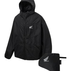 [핍스 모터사이클] H-Tech Packable Windbreaker_Solid Ver Black HGS1JK348BBK