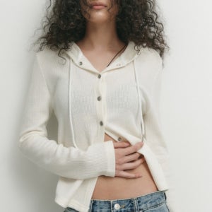 [소플러] ARI HOODIE CARDIGAN_IVORY ARI IV