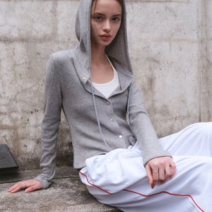 [소플러] ARI HOODIE CARDIGAN_GRAY ARI GR