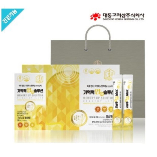 <b>대동고려삼</b> <b>대동고려삼</b> 6년근 홍삼 농축액 <b>기억력</b> 면역력 피로개선 진세노사이드 항산화 스틱형 홍삼진액