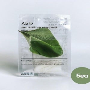 아비브 약산성 pH 시트 마스크 어성초 핏 30ml 5매(SH)