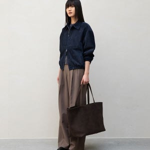 [앤드로스] Cow Nubuck Shopper Bag (Dark Brown)_P00000WR