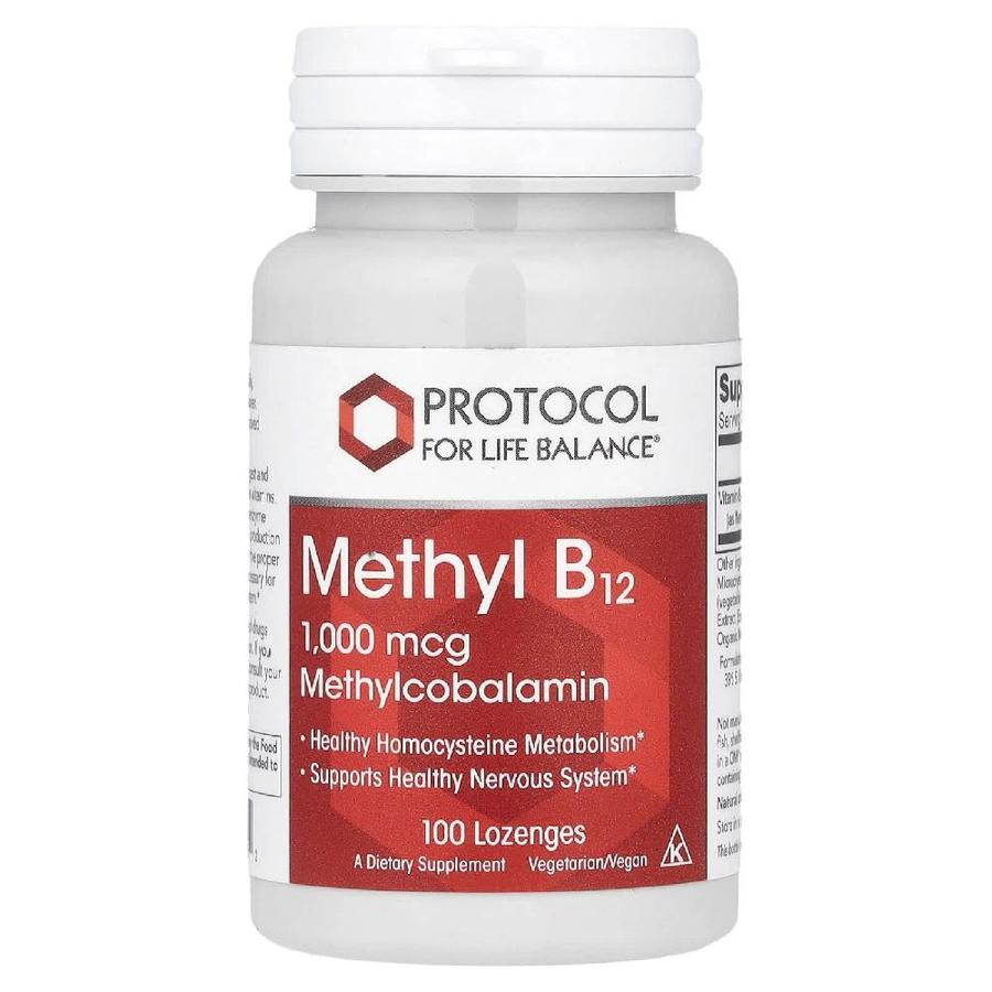 <b>프로토콜포라이프발란스</b> 메틸B12 메틸코발라민 Methyl B12 1000mcg 100정