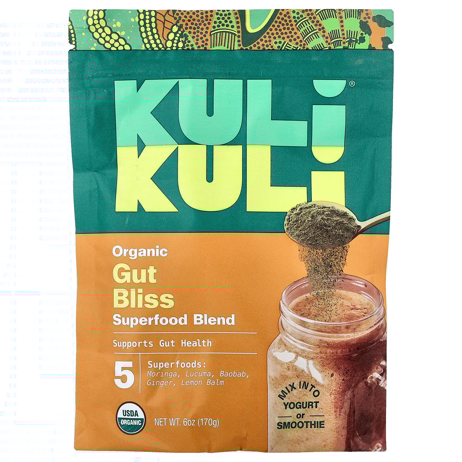 <b>Kuli Kuli</b> Superfood Blend Gut Bliss 6 oz 170 g