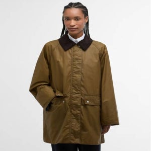 바버 26SS여성 베이지 Wren 왁스 자켓 URJU6E305I3 986959