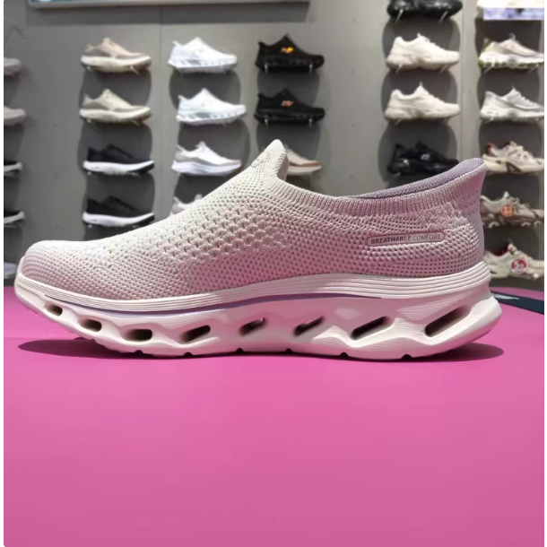 [S]스케쳐스 여성용Skechers 26년 초경량 GOWALK<b>글라이드</b>스텝 발<b>피로</b>감소 SLIP인스 캐주얼 운동화  260  NAT