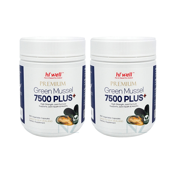 [하이웰] <b>프리미엄 초록입홍합 7500</b> 300정 x2