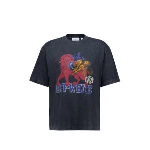 오프화이트 숏 슬리브 티셔츠 7219406 T shirts Short Sleeve SS26 44MAA120S26 J005 001 BLACK 15JP13 153624890