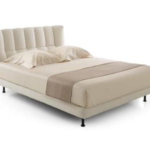 [해외] Ligne Roset EVISA - Fabric double bed with upholstered headboard (Request Info) 8488574910809