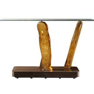 [해외] Reflex SASSI - Rectangular glass console table (Request Info) 8500904460633
