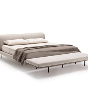 Living Divani SUMO - Fabric double bed with adjustable headrest 8488599945561