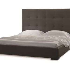 [해외] Casamania & Horm GRENADA HIGH - Upholstered leather bed with high headboard (Request Info) 8487
