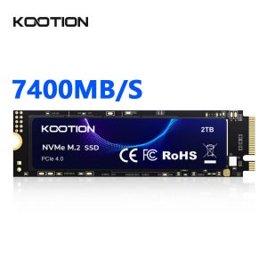 KOOTION X16Plus SSD M2 NVMe 2TB 1TB M.2 2280 Gen4 PCIe4.0 x 4 내장 솔리드 스테이트 드라이브 하드 디스크, PC PS5 노트북 플레