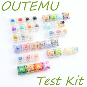 기계식 키보드 스위치 용 Outemu 스위치 테스트 키트 Silent Linear Tactile Clicky 핫 스왑 맞춤형 게임용 3Pin/5pin MX 스위치