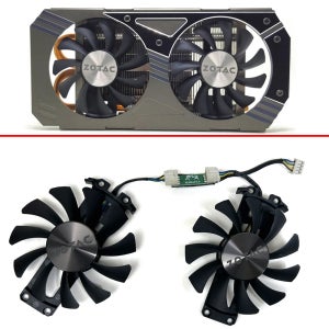 ZOTAC GTX950 960 GTX970 1060Ti PCI-EDC GTX950 GTX960 그래픽 카드 팬용 냉각 팬 75MM 4PIN GA81S2U