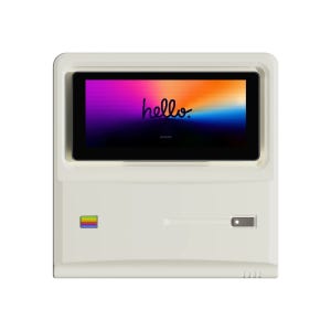 아야네오 레트로 미니 PC AM01S AMD 라이젠 7 8745HS 플립 보조 화면 디자인 미니 PC 데스크탑 컴퓨터