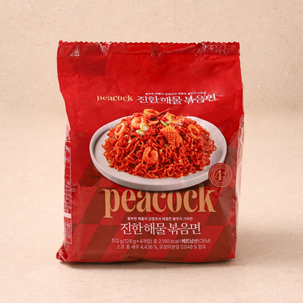PEACOCK 피코크 진한 해물 볶음면