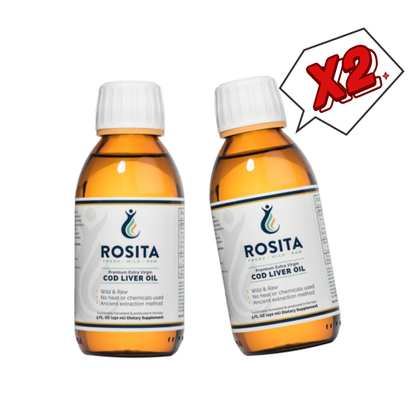 ROSITA <b>코드 리버 오일</b> 오메가3 노르웨이 대구 간유 150ml, 1개