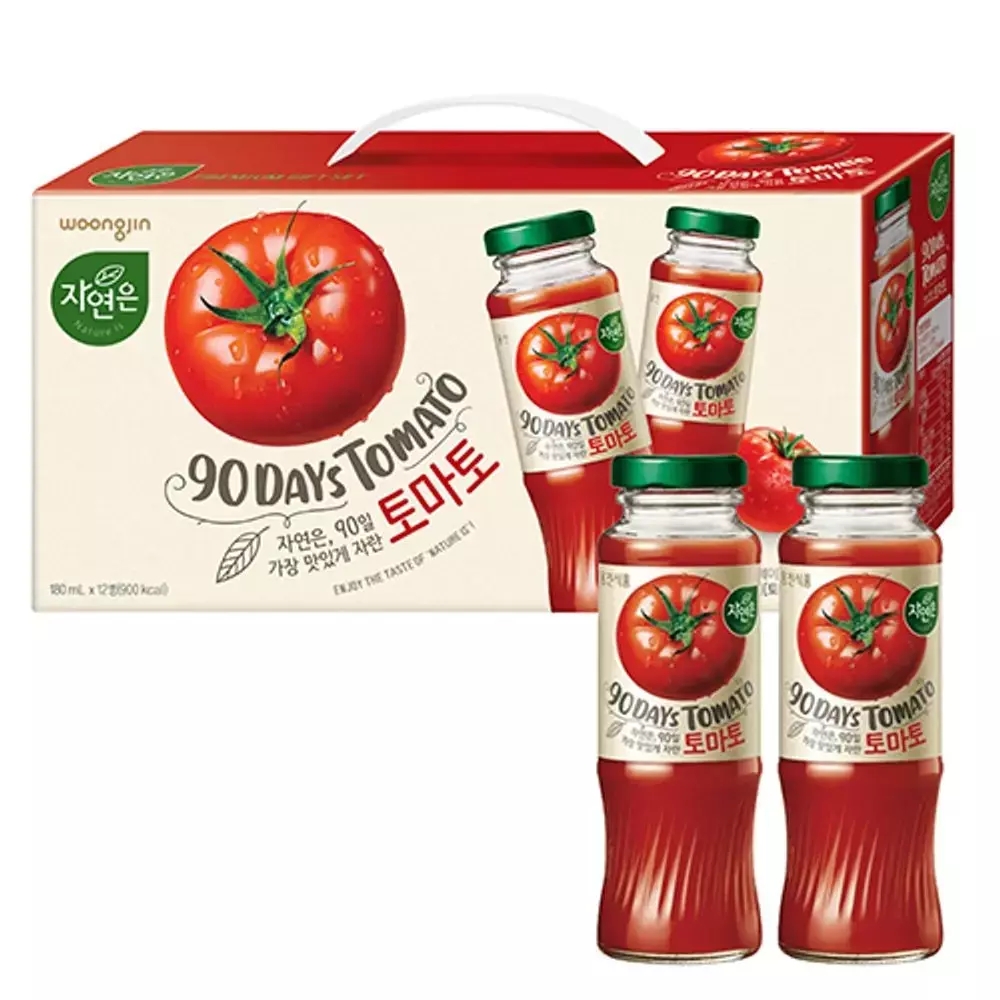 웅진 자연은 토마토 주스 12병  1개  180ml  <b>웅진식품</b>