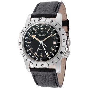 글라이신 에어맨 더 치프 GMT 자동 블랙 다이얼 남여공용 시계 GL0465 오토매틱 Airman The Chief 40mm Black Dial Unisex Au 153674193